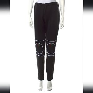 NWOT Gucci Black Knee Pad Padded Legging Pants Sz. S